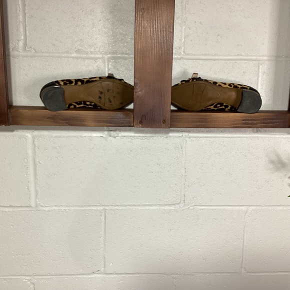 Franco Sarto Leopard Print Women’s Loafers | Real Leather | Heel - Picture 4 of 4